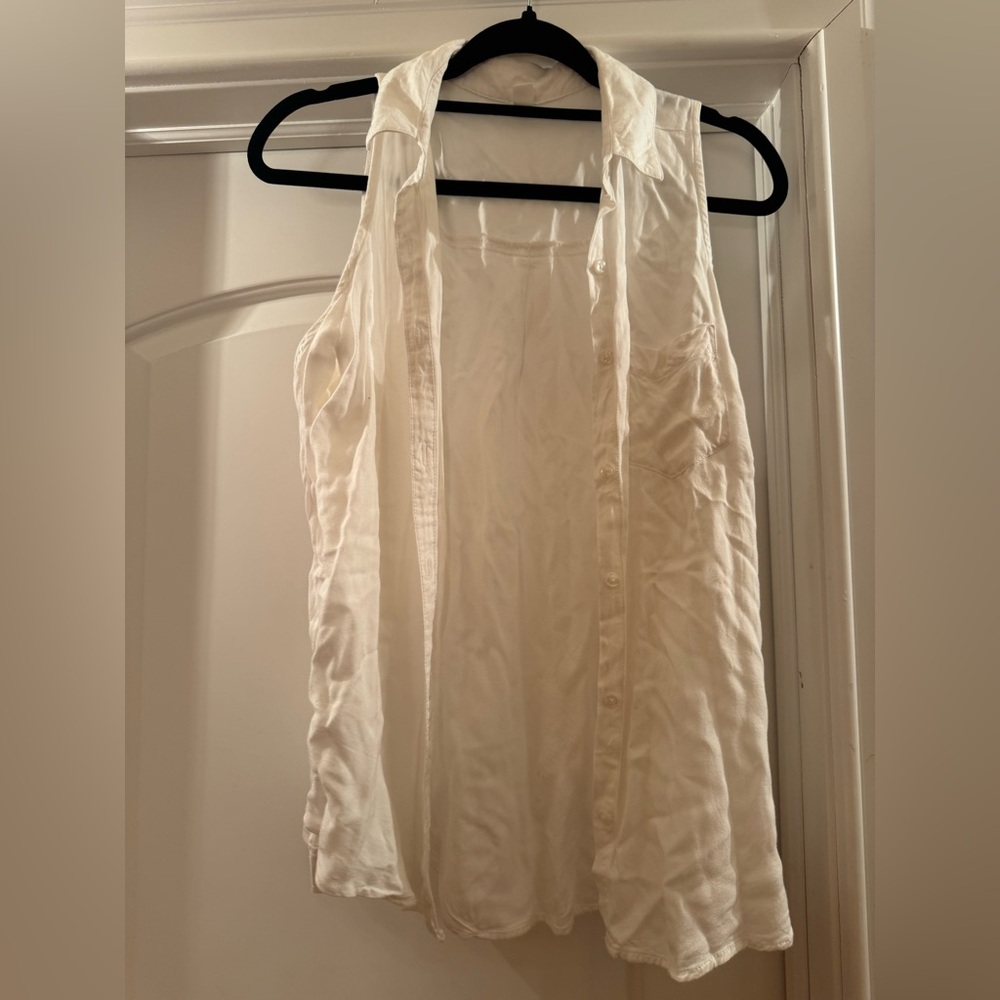 Nordstrom’s BP Cold Shoulder White Button Down Shirt
